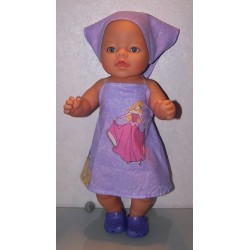 halterjurk disney doornroosje baby born 43cm