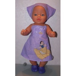 halterjurk disney sneeuwwitje baby born 43cm