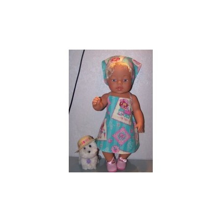 halterjurk strawberry shortcake sweet tea baby born 43cm