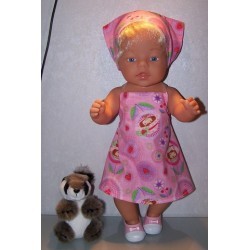 halterjurk strawberry shortcake bloem baby born 43cm