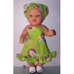 halterjurk tinkerbell groen baby born 43cm