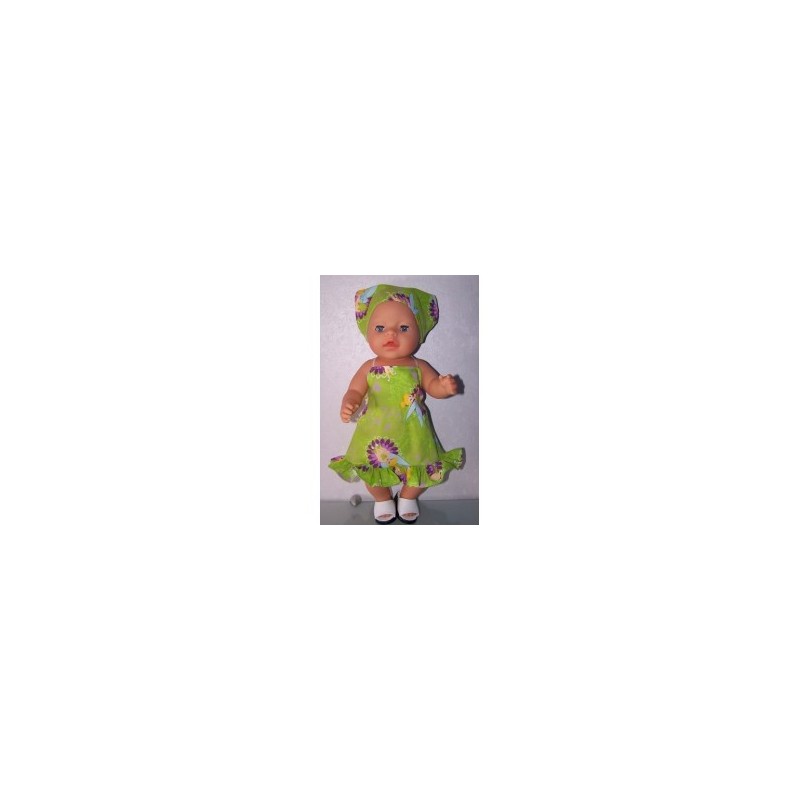 halterjurk tinkerbell groen baby born 43cm
