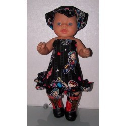 halterjurk betty boob baby born 43cm