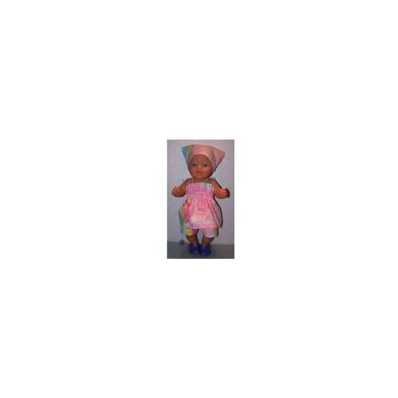 smokjurk setje disney prinsessen roze  baby born 43cm