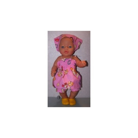 smokjurk setje dora paard baby born 43cm