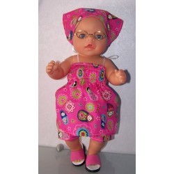 smokjurk setje roze matroeska baby born 43cm
