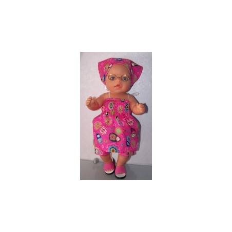 smokjurk setje roze matroeska baby born 43cm