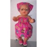 smokjurk setje roze matroeska baby born 43cm