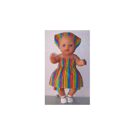 smokjurk setje gestreept baby born 43cm