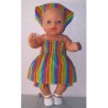 smokjurk setje gestreept baby born 43cm