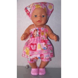 smokjurk setje strawberry shortcake berry cool baby born 43cm