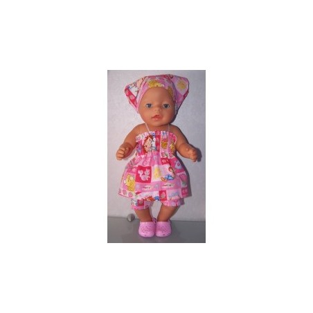 smokjurk setje strawberry shortcake berry cool baby born 43cm