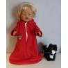 reiszak rood met beertje baby born 43cm