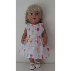 jurk ijsjes baby born 43cm