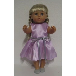 jurk lila baby born 43cm