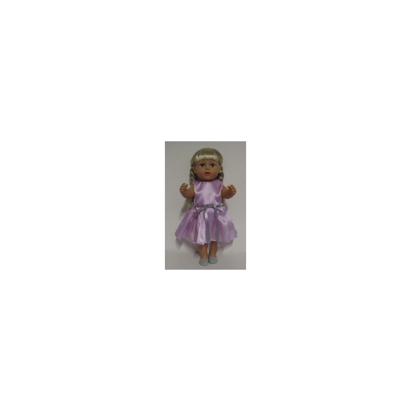 jurk lila baby born 43cm