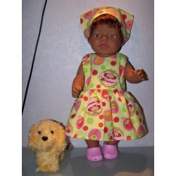 jurk strawberry shortcake gieter baby born 43cm