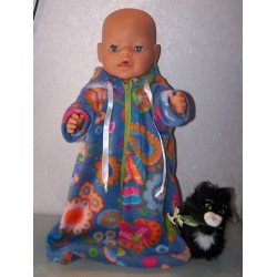 reiszak ijsblauw vlinders baby born 43cm