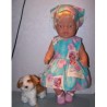 jurk strawberry shortcake sweet tea baby born 43cm