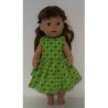 jurk groen sterren baby born 43cm