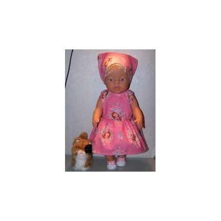 jurk strawberry shortcake sweet tea roze baby born 43cm