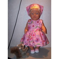 jurk strawberry shortcake bloem baby born 43cm