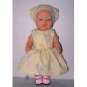 jurk geel met beren baby born 43cm