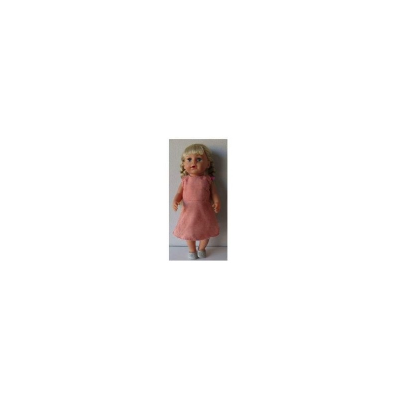 jurk geruit baby born 43cm