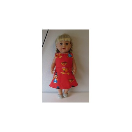 jurk rood joki baby born 43cm