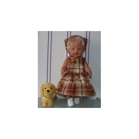 jurk koala bruin baby born 43cm