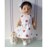 jurk aardbeien baby born 43cm