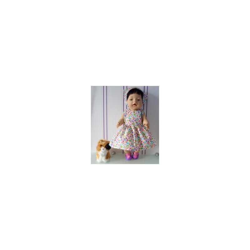 jurk hartjes baby born 43cm