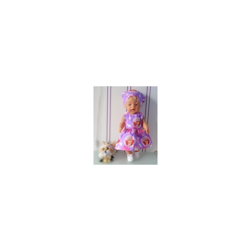 jurk strawberry shortcake hond baby born 43cm