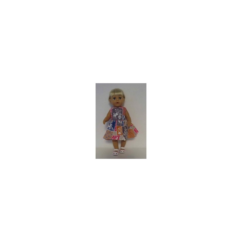 jurk hertje baby born 43cm
