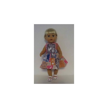 jurk hertje baby born 43cm