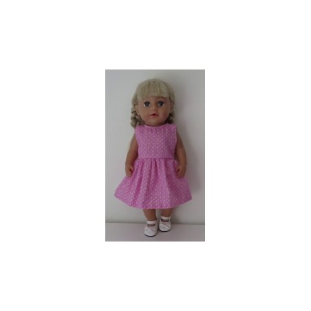 jurk roze baby born 43cm