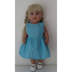 jurk mint gebloemd baby born 43cm