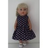 jurk paars met sterren baby born 43cm