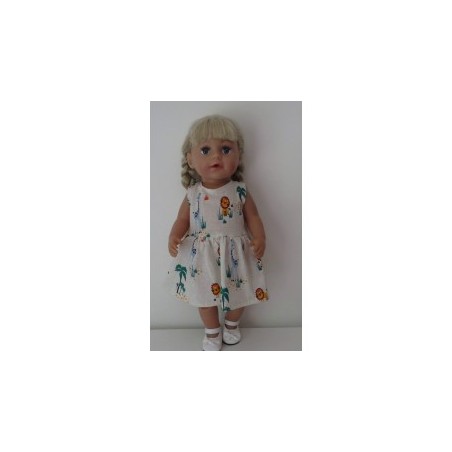 jurk leeuw baby born 43cm