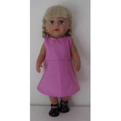 jurk roze baby born 43cm
