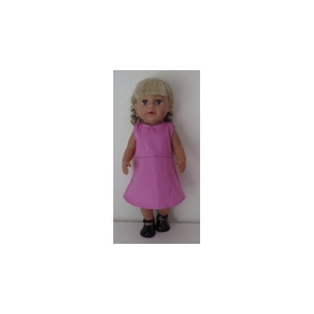 jurk roze baby born 43cm