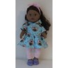 capuchonjurk setje blauw uilen baby born 43cm
