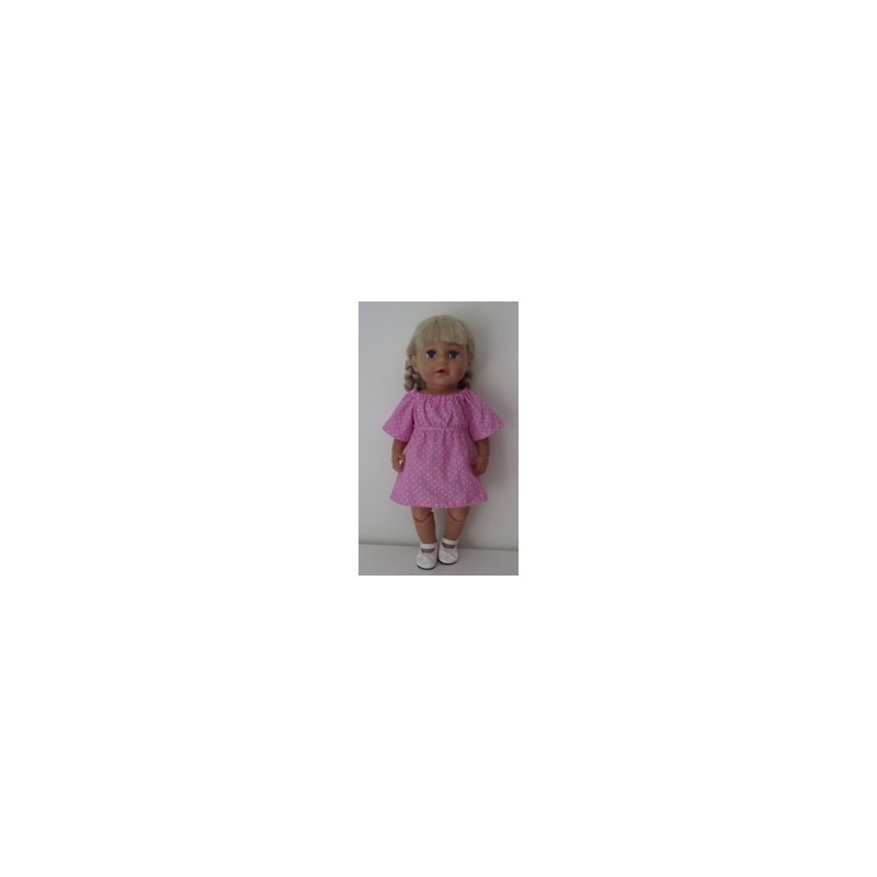 bootjurk roze baby born 43cm