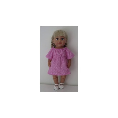 bootjurk roze baby born 43cm