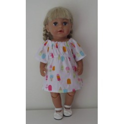 bootjurk ijsjes baby born 43cm