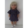 bootjurk paars sterren baby born 43cm