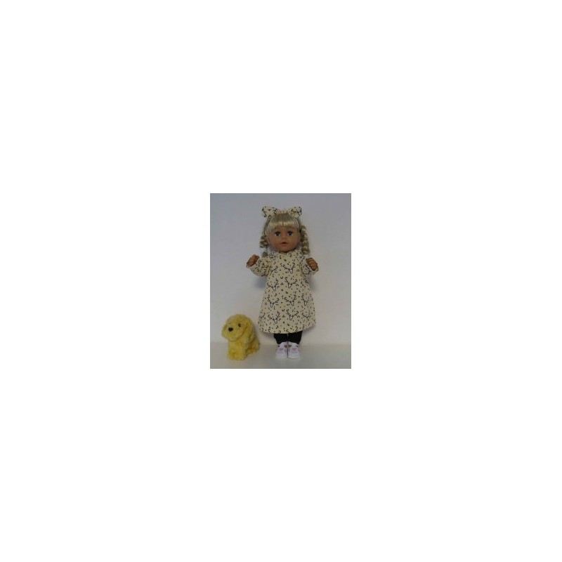 hoodiejurk set rendieren baby born 43cm