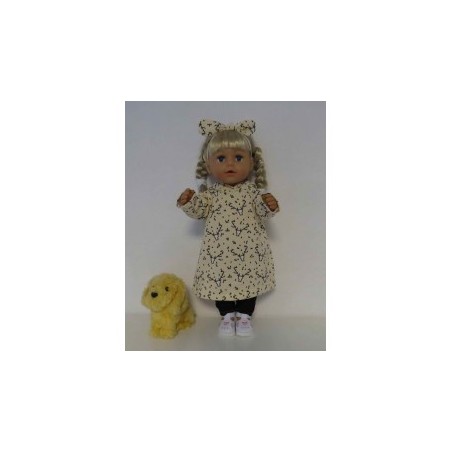 hoodiejurk set rendieren baby born 43cm