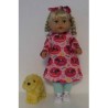 hoodiejurk set hobblepaard baby born 43cm