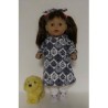 hoodiejurk set grijs lieveheersbeestjes baby born 43cm